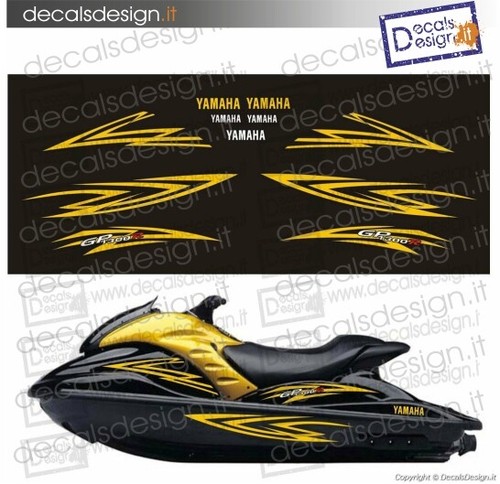 Adesivi moto acqua yamaha gp - d'acqua,