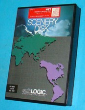 Scenery Disk Western European Tour - Jet/Flight Simulator 2 Nec PC-9801 PC98 JAP