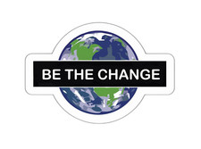Be The Change Sticker Decal
