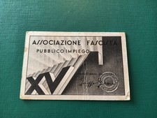 Ventennio Tessera PNF