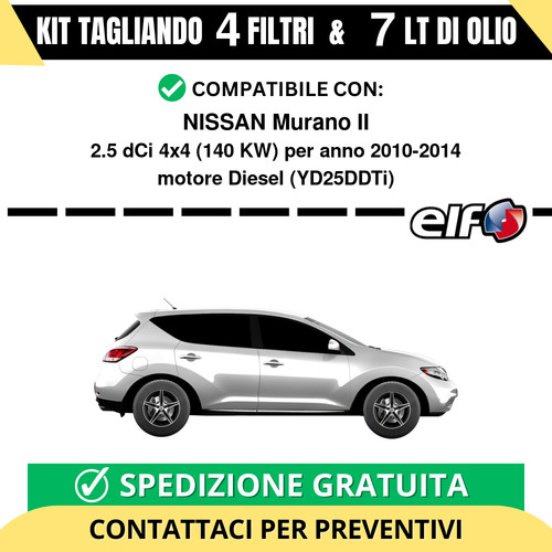 Tagliando per nissan murano - tagliando,