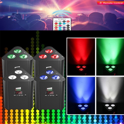 Faro par led batteria rgbw - led,