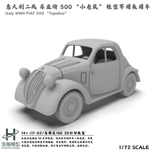 Fiat 500 italiana - 1/72,