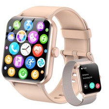 Smartwatch Donna con Funzione Telefono 1,85" Pollici Touch Screen SpO2 Fitness Tracker