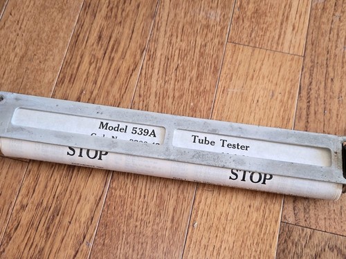Hickok 539a tester per tubi - hickok,