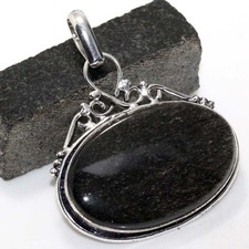 Ciondolo gioiello ossidiana