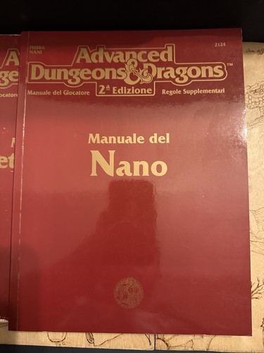 Lotto manuali d 2ª - 2, ad&d