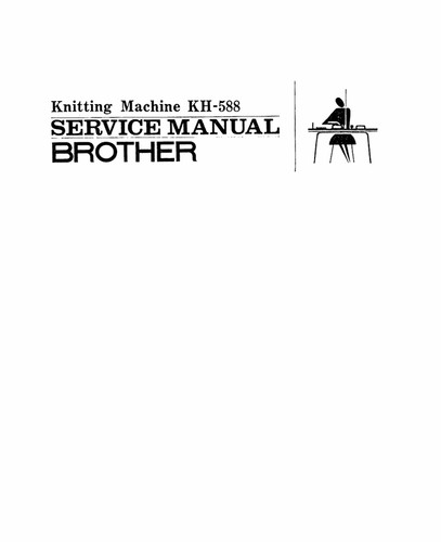 Brother 588 manuale di - kh-588,