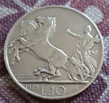 ITALY FASCIST 10 Lire 1929 **