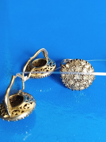 Antico anello orecchini in - orecchini,