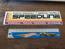ADESIVO STICKER  VINTAGE SPEEDLINE MONZA GRAN PREMIO D'ITALIA F1 