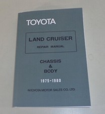Manuale officina Toyota Land Cruiser FJ 40 / 43 / 45 anno 1975 - 1980 ristampa