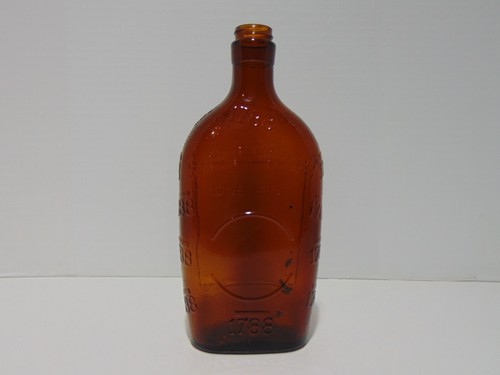 Bottiglia ambra 1788 una - ambra,