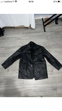 Giacca Da Uomo Nera In Vera