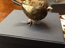 Passero Furry in argento Mario