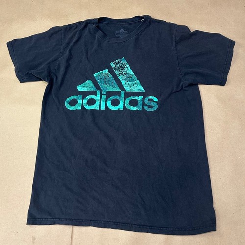 Adidas shirt nera grafica - t-shirt,