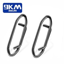 50~200pz Clip da Pesca Nere