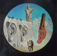 Luigi Regianini (Milano 1930-2013) Notizie sportive Olio su tela cm 60x60 1970