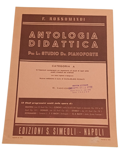 Antologia didattica studio - antologia,
