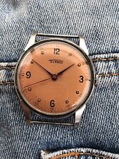 Technos Original Salmone Dial Rare Vintage Watch