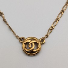 Collana chanel oro coco mark - collana,