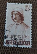 Francobollo Italiano: Filippino Lippi,  Commemorazione 500esimo Anno Nascita