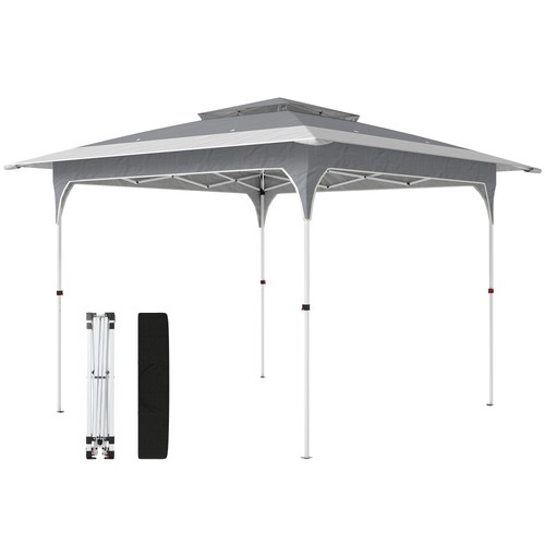 Outsunny gazebo 5x3 uv50 - gazebo, 3.5x3.5m