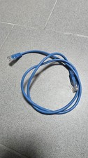 CAVO LAN ETHERNET UTP RJ-45 PATCH DI RETE INTERNET BLU 1m 1METRI CAT 5E PC-