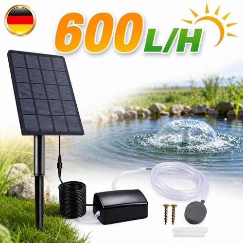 Aeratore solare per laghetto