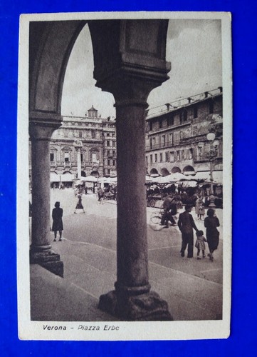 Cartolina antica verona - cartolina,