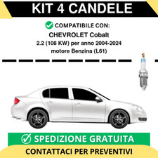 KIT 4 CANDELE per CHEVROLET