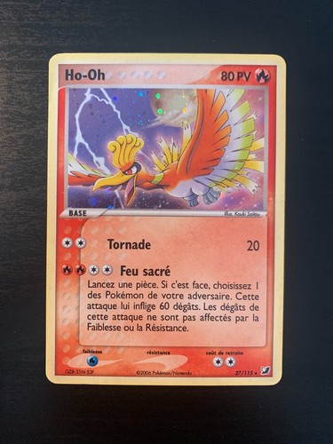 Carte pokémon oh - ho-oh, 27/115