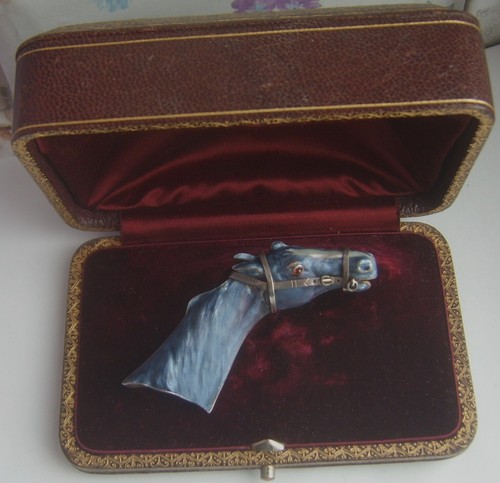 Spilla cavallo art nouveau - spilla,