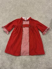 Vestito Gingham Rosso Festivo