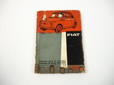 Fiat 500D Lista Ricambi
