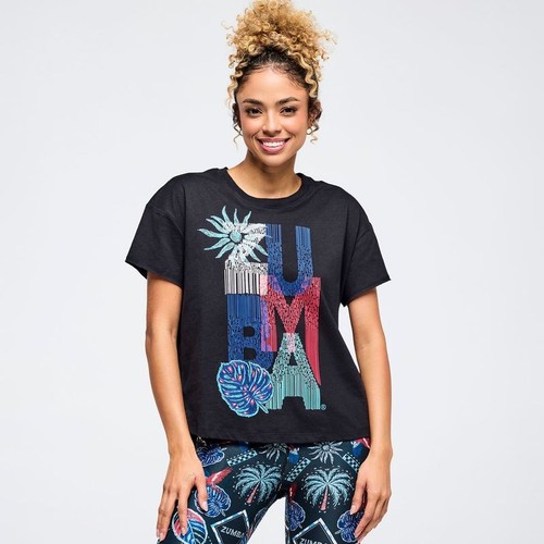 Top girocollo alto basso - , zumba