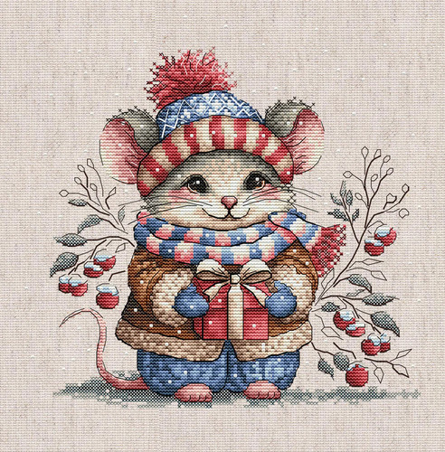 Topolino con sciarpa kit - , punto