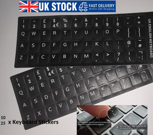 Adesivi tastiera inglese - uk,