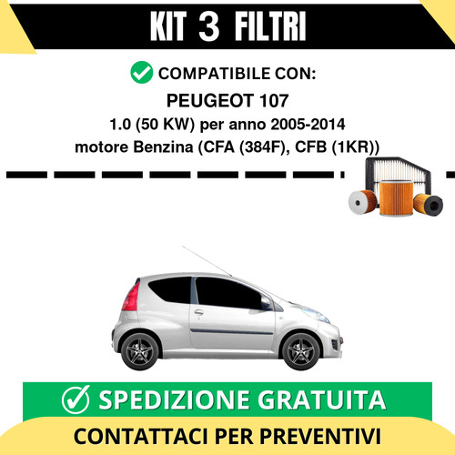 Kit filtri tagliando per - kit,