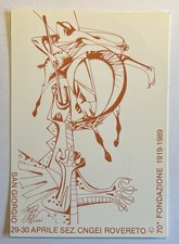 CNGEI Scout Cartolina Con Annullo 70 Sezione Di Rovereto