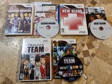 TRAUMA CENTER SECONDA OPINIONE + SANGUE NUOVO + TRAUMA TEAM ✨Nintendo Wii✨ Completo