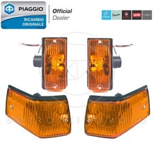 COPPIE FRECCE ANTERIORI POSTERIORI SIEM ARANCIO VESPA PX 125 150 200 ARCOBALENO