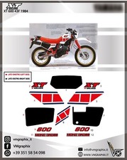 Adesivi XT 600 43F 1984 BIANCA grafiche/stickers/decal/graphics xt600 43 f