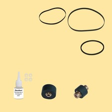 Cinghia Rullo Pressione Olio = Kit 8 per Pioneer CT-91 A Cassette Deck