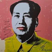 Litografia in edizione limitata firmata Andy Warhol anni '80 - Mao Zedong