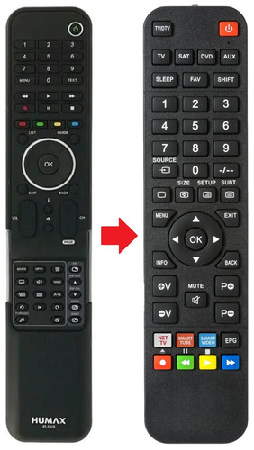 Telecomando adatto per humax - telecomando,