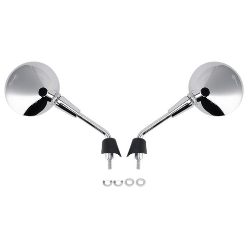 Pair shorty mirrors chrome - shorty,
