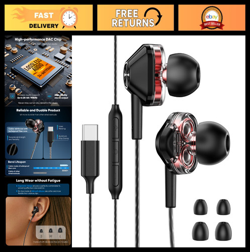 Auricolari ear usb c - in-ear, hi-fi