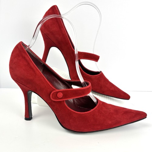 Via spiga rosso scamosciato - spiga,