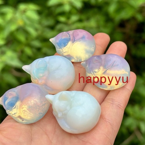 5pcs carved opalite - 5pcs,